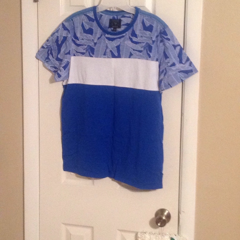 Guess Turk sea marled multi men's t- shirt Sz:M